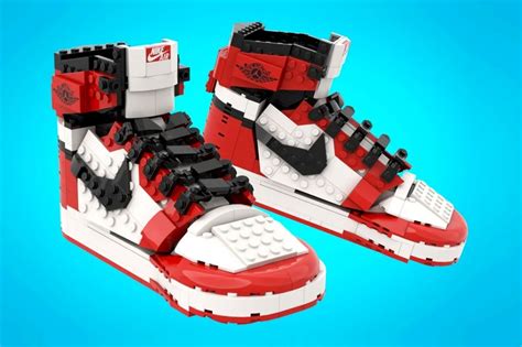 lego sneaker nike|jordan 1 lego set.